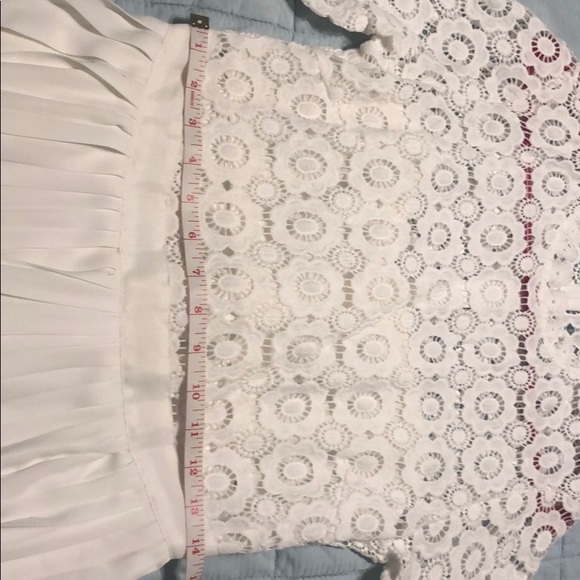 White Slit Dress Size M - Picture 6 of 8